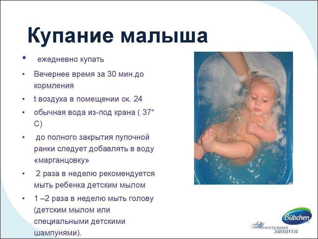 Купание новорождённого: основные правила, советы и ошибки