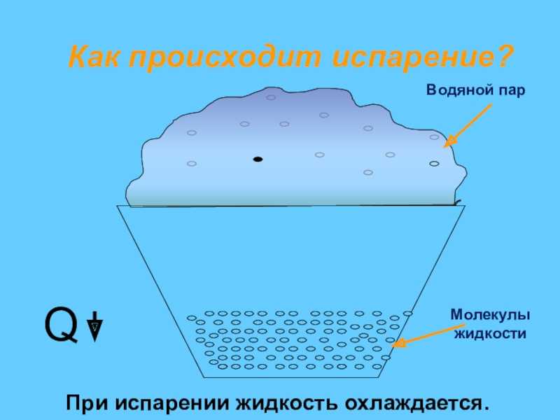 Парообразование, испарение и кипение - свойства, условия и примеры