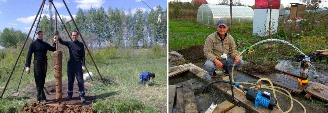 Скважина на воду: технология и способы бурения, ручное и механическое гидробурение своими руками