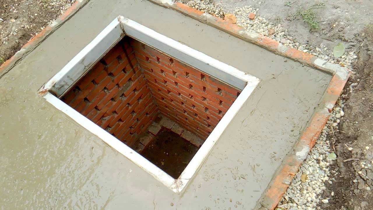 Кладка кирпичных колодцев