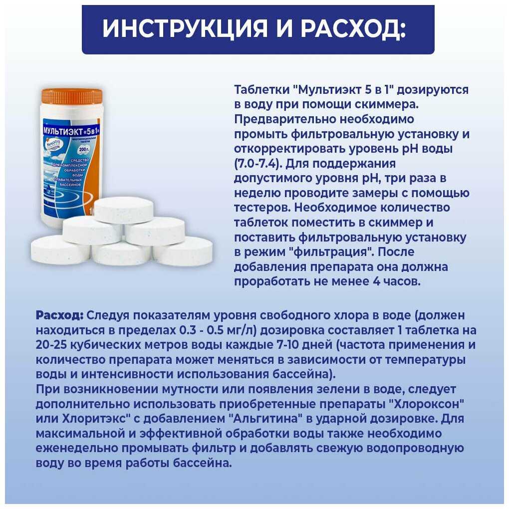 Средство для бассейна: антисептики для дезинфекции и народные средства от цветения воды