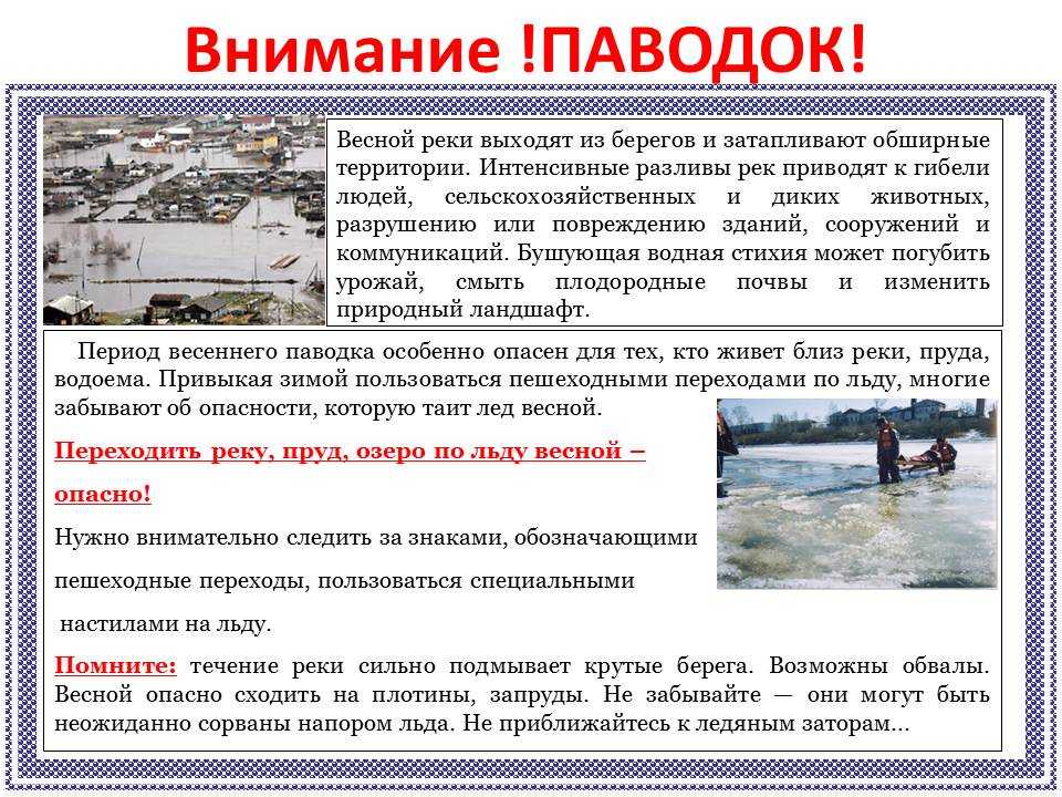 Наводнение: причины и последствия
