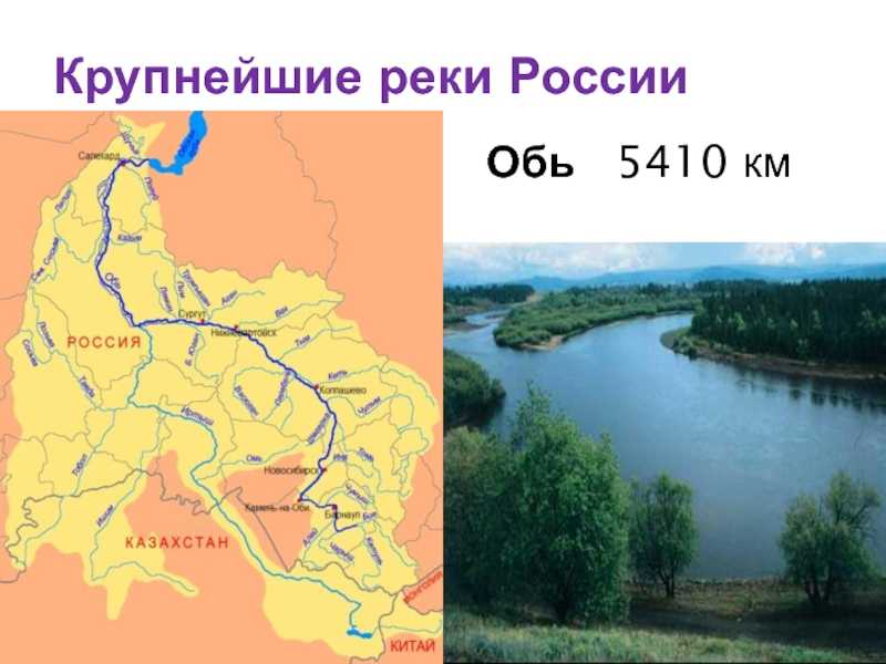 Река обь – главная водная артерия сибири.