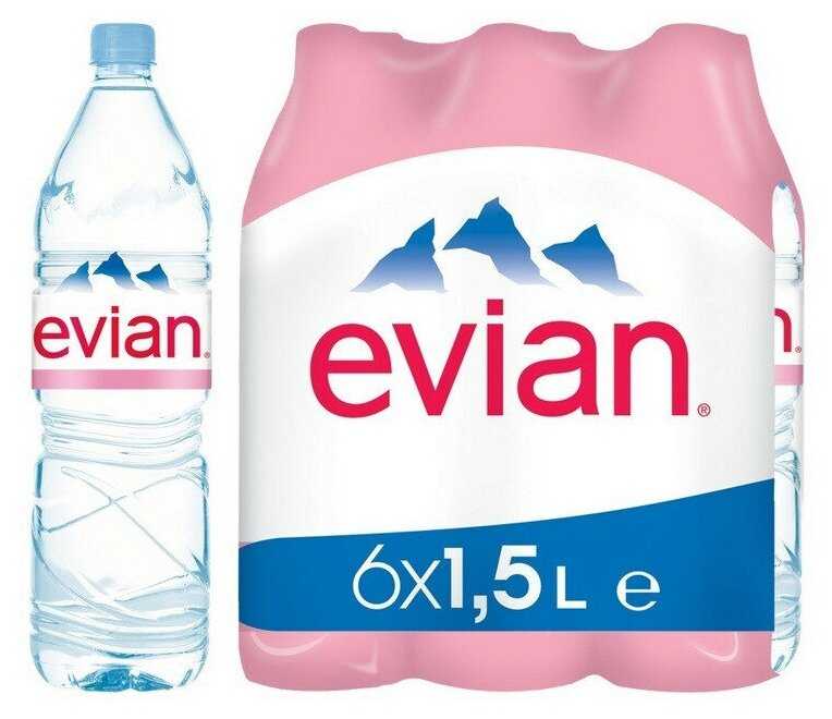 Каково происхождение воды evian?