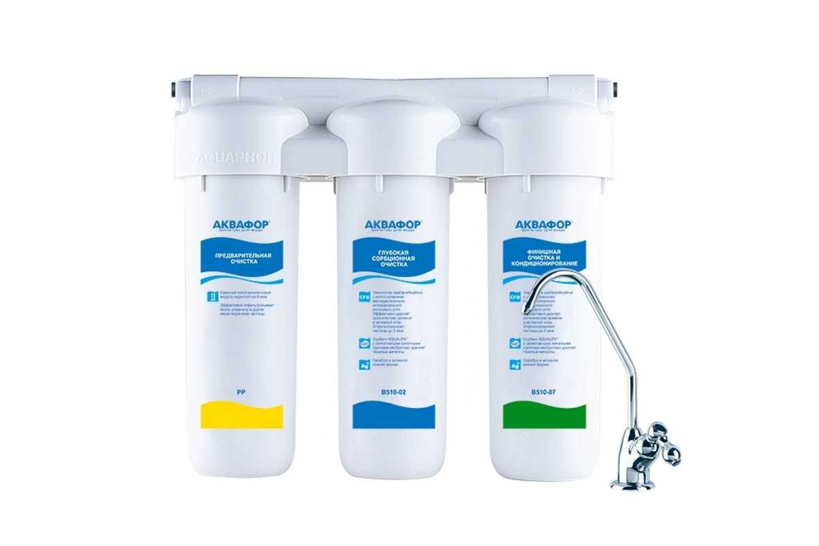 Фильтр для воды аквафор трио: комплект, замена картриджей, порядок установки