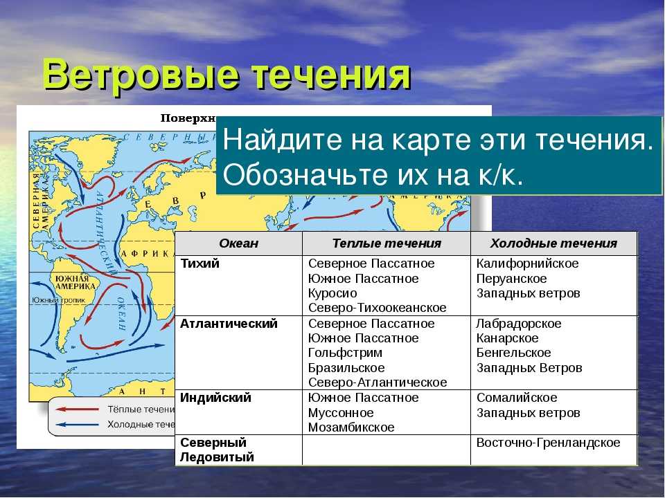 Основные морские течения тихого океана (12 фото): какие находятся в его пределах, холодные, теплые океанические