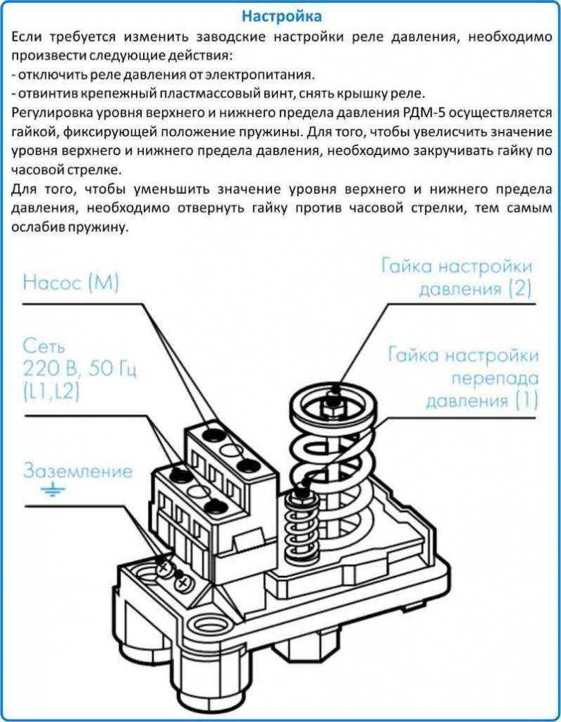 Выбираем лучшее реле давления для насоса
