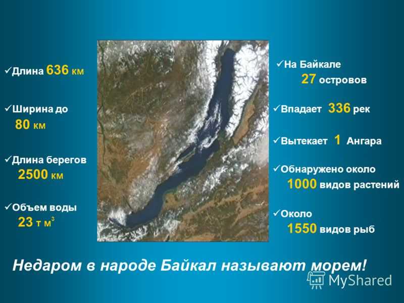 Озеро байкал – свидетель времени