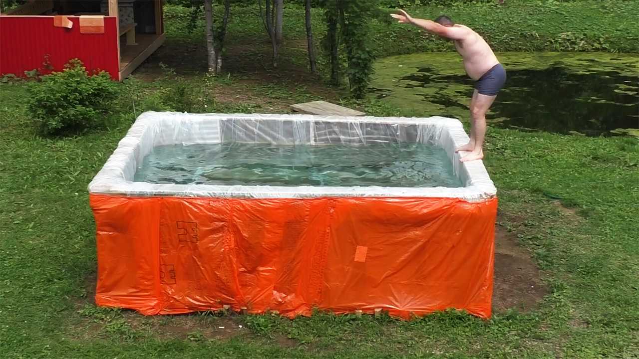 Бассейн из поддонов (фото) - создание и дизайн - dachnyeidei.ru