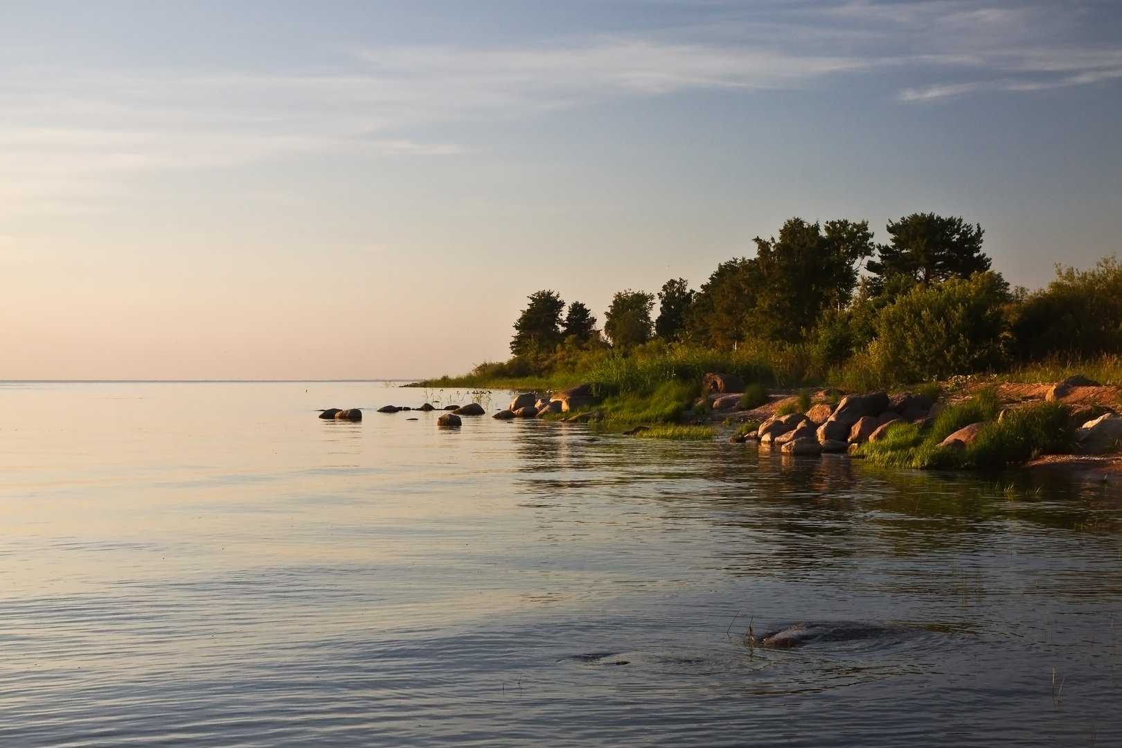 Пограничное чудское озеро