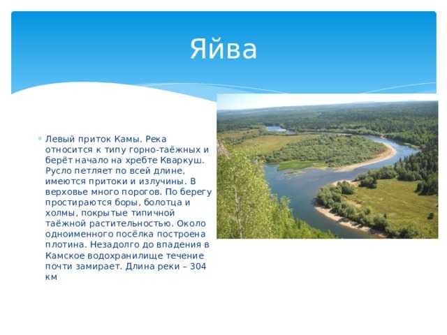 Река сива (приток камы) - описание, характеристики, сплав и рыбалка