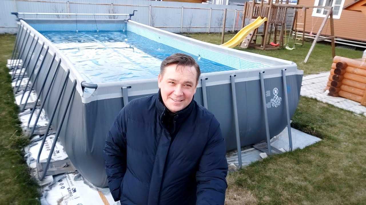 Как подготовить каркасный бассейн к зиме