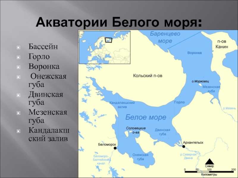 Белое море (фото, описание, карты)