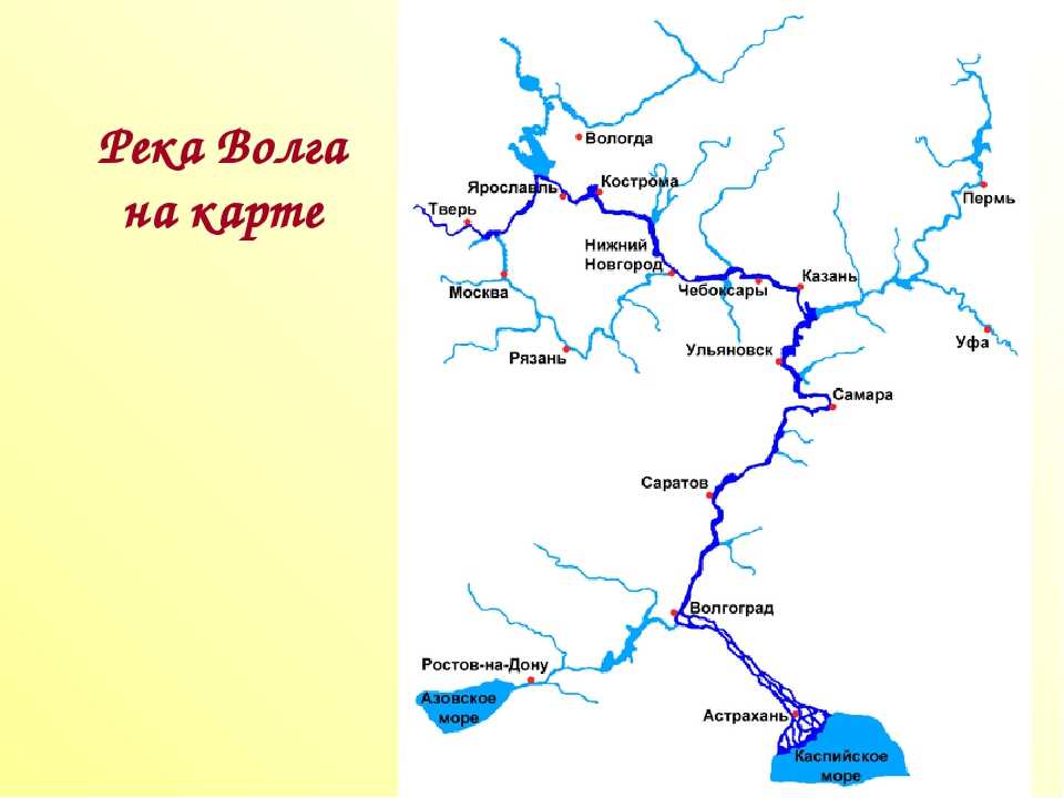 Река волга - на карте, области, города, глубина, ширина, притоки, история, рыбалка