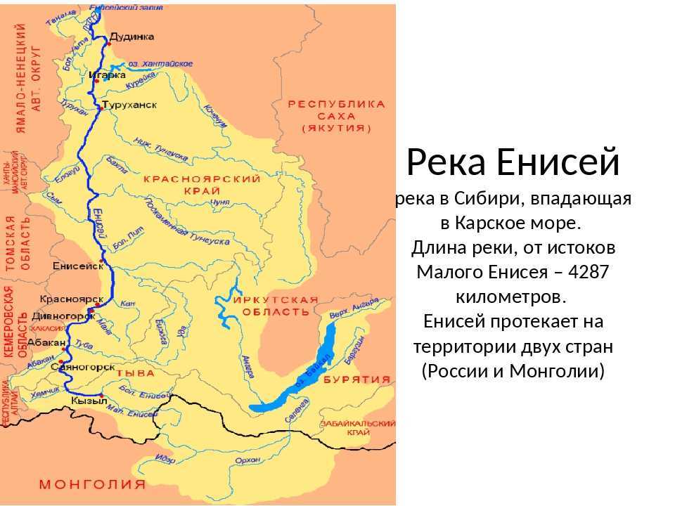 Река енисей