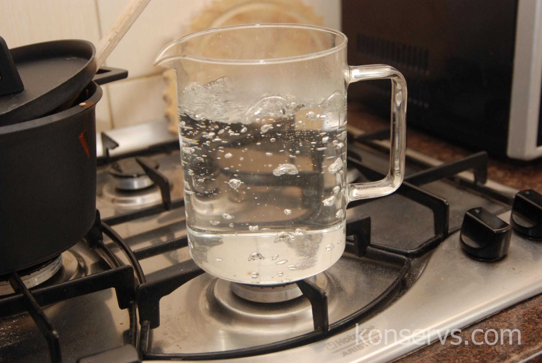 Как понять, что вода закипела?