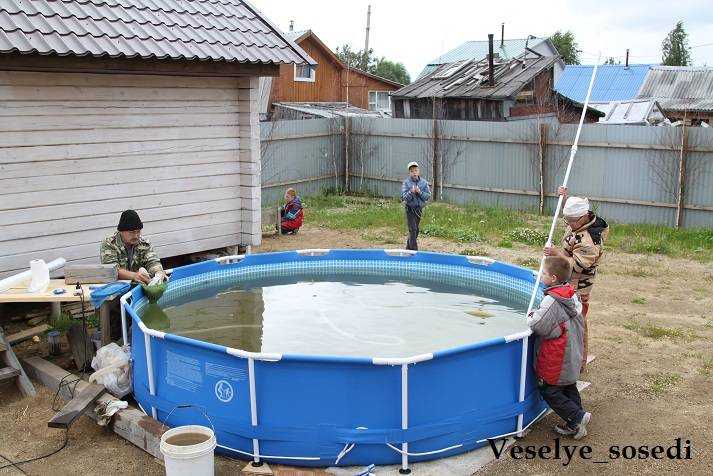 ⌘что подложить под бассейн каркасный и надувной
