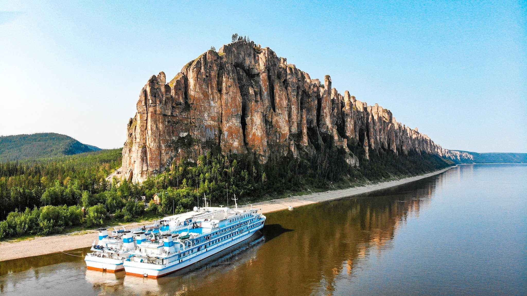 Карта бассейна реки лена