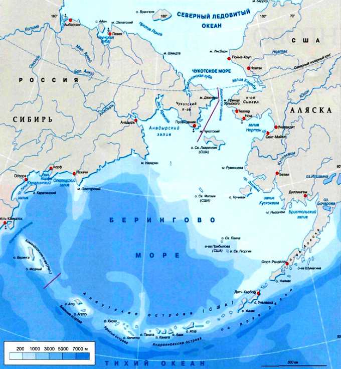 Острова берингова моря: список, описания крупнейших, архипелаги