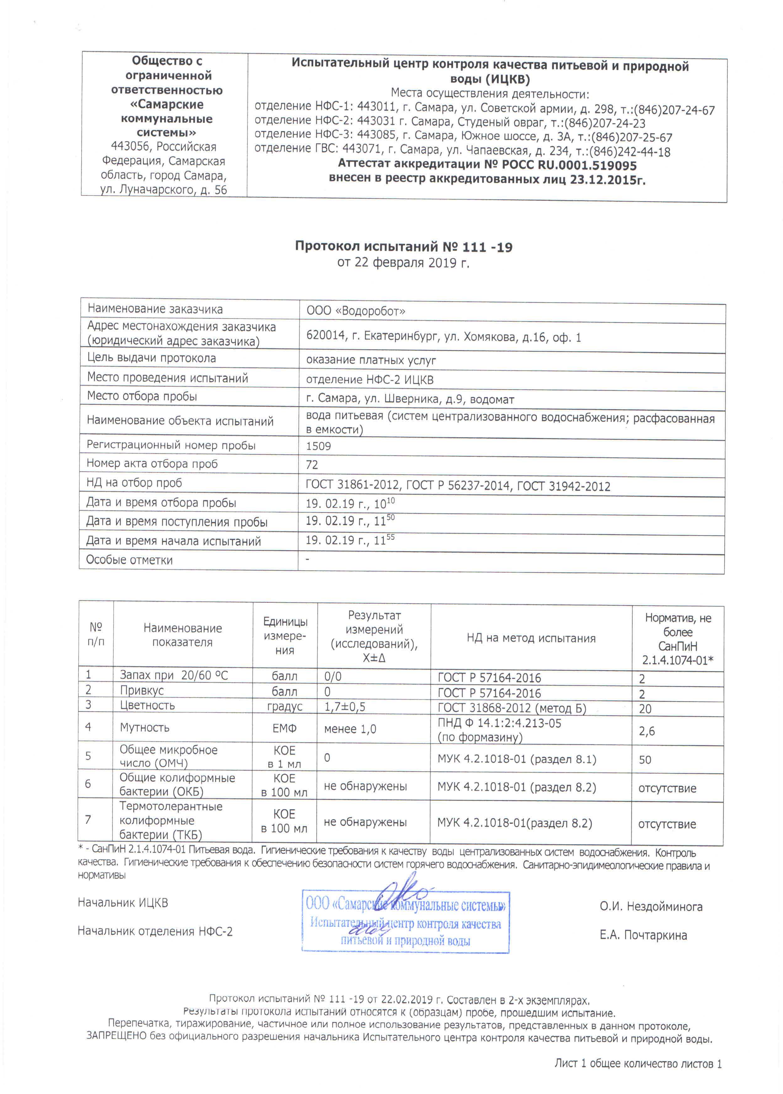Правила отбора проб. часть 2. вода, сточные воды
