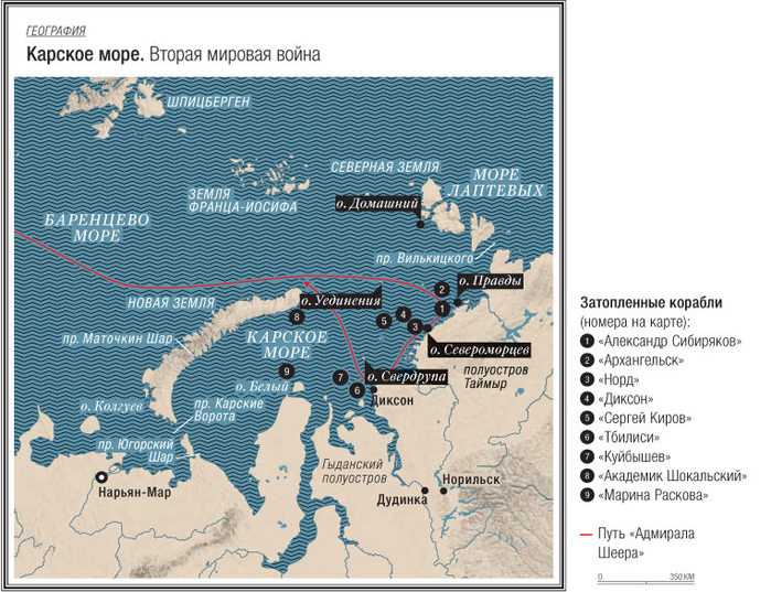 Карское море: где находится, описание, история