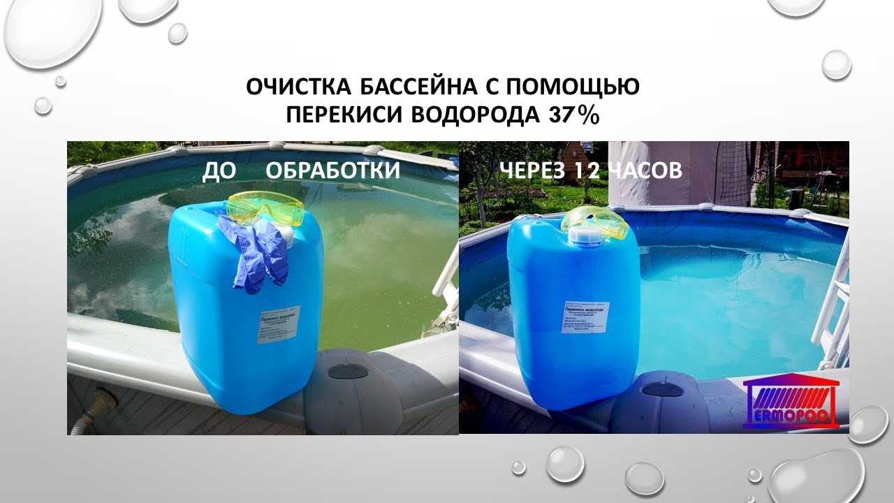 Вода в бассейне позеленела, несмотря на хлор: что делать?