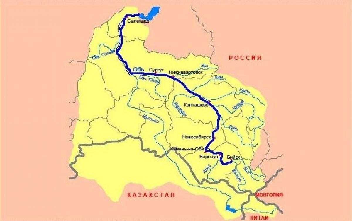 Река обь