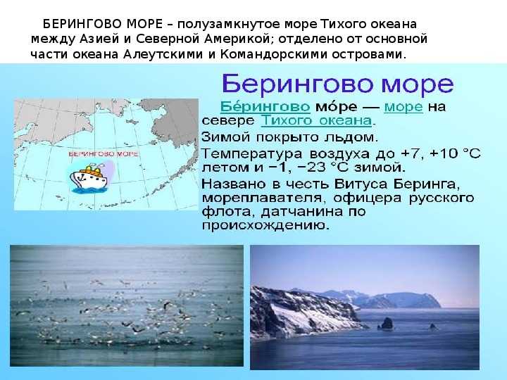 Берингово море – карта, расположение, рельеф дна, солёность, климат берингова моря - lowis