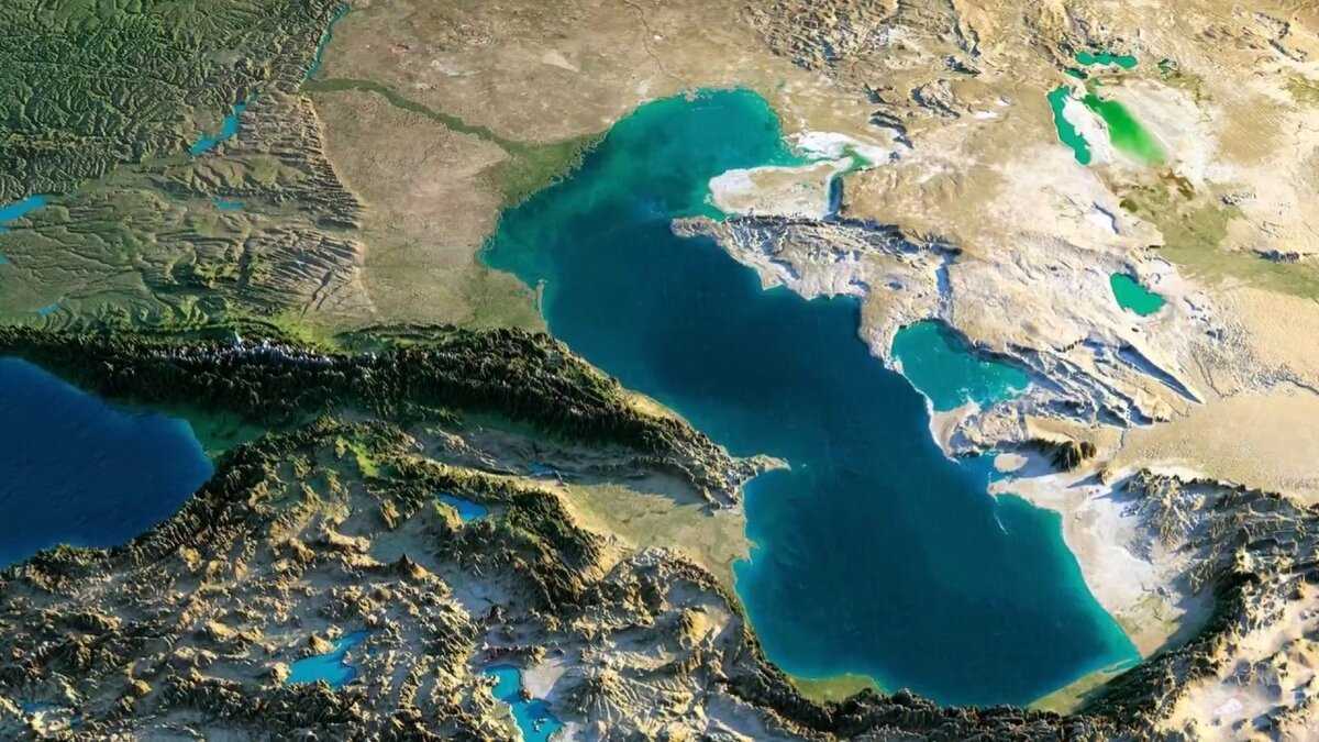 Каспийское море - общие географические характеристики и интересные факты